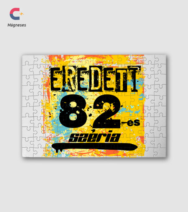 eredeti széria grunge graffiti 82-es, 1982 minta fehér pólón