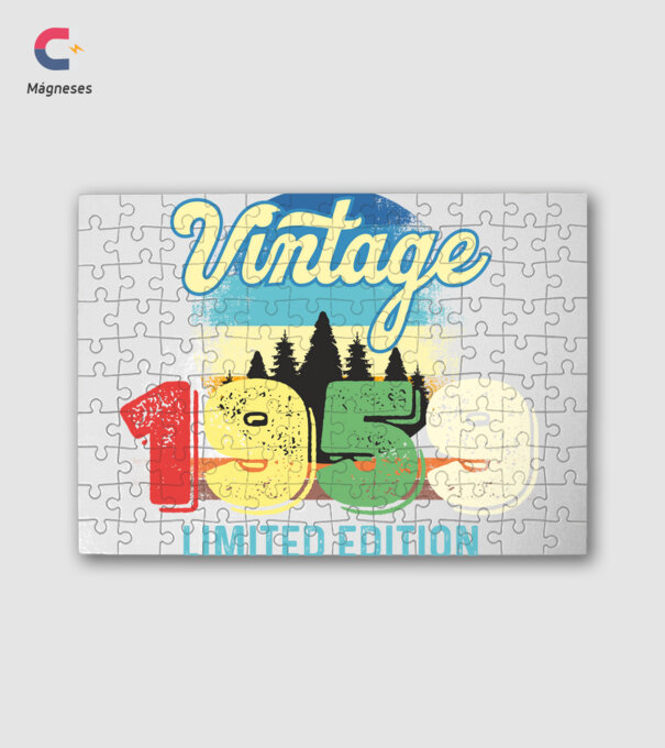 vintage évszám, limited edition, 1959-ben születetteknek minta fehér pólón