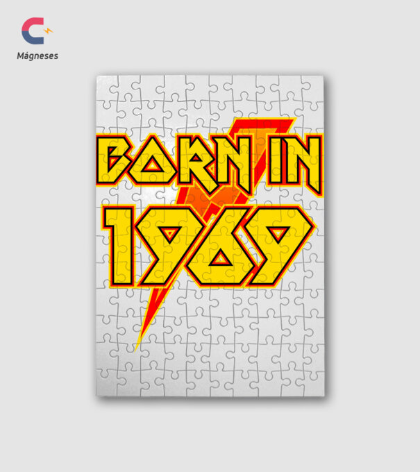 heavy metal born in 1969 minta fehér pólón