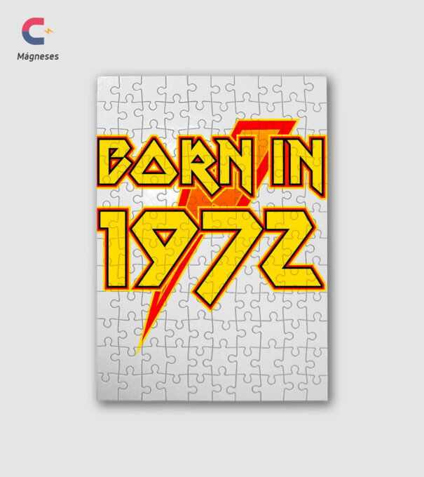 heavy metal born in 1972 minta fehér pólón