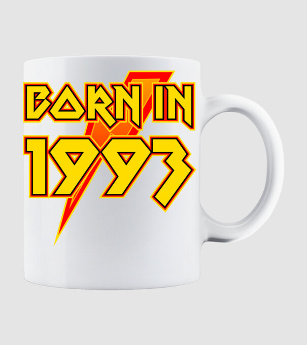 heavy metal born in 1993 minta fehér pólón