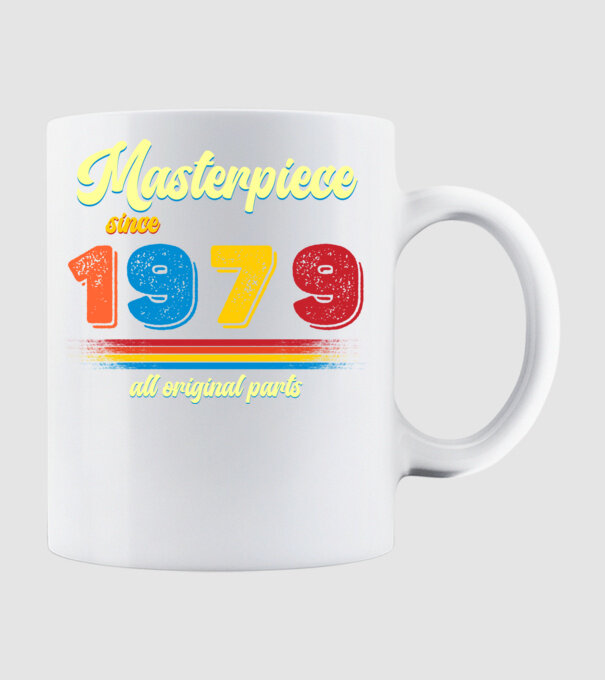 masterpiece all original parts since 1979, mesterdarab, etalon minta fehér pólón