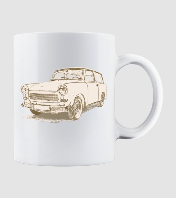 trabant kombi minta fehér pólón
