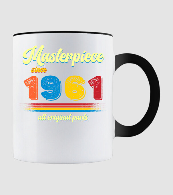masterpiece all original parts since 1961, mesterdarab, etalon minta fekete pólón