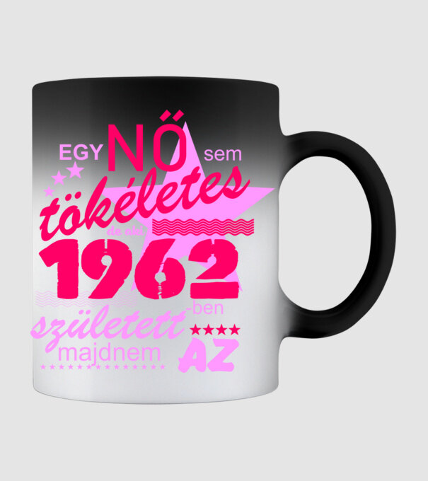 egy nő sem tökéletes 1962 minta fekete pólón