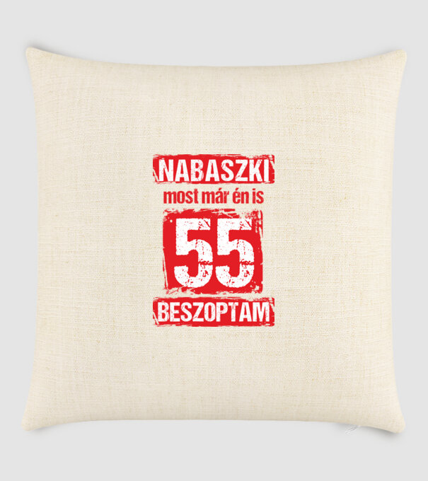 NABASZKI MOST MÁR ÉN IS BESZOPTAM 55 ÉVES VAGYOK minta homokszín pólón