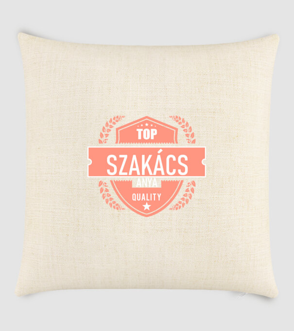 TOP QUALITY SZAKÁCS ANYUKA minta homokszín pólón