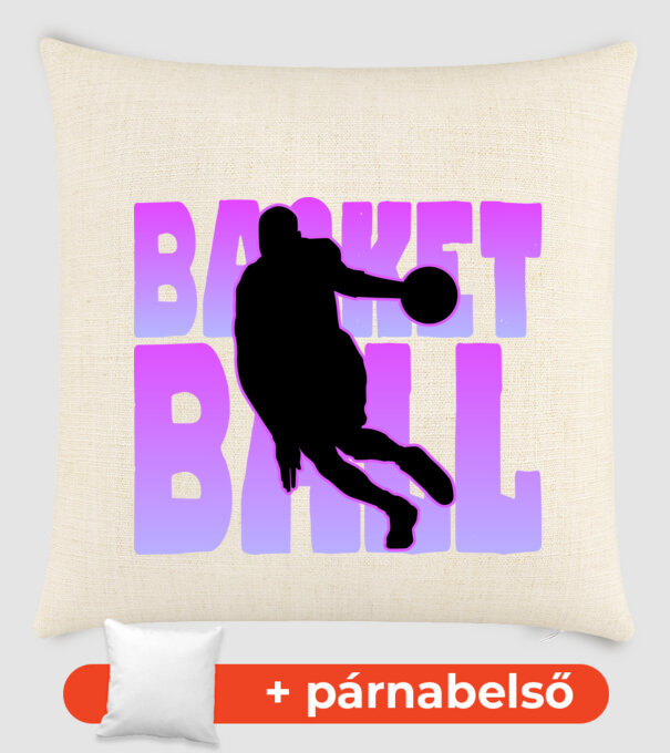 basket ball player, kosaras, kosárlabdás minta homokszín pólón