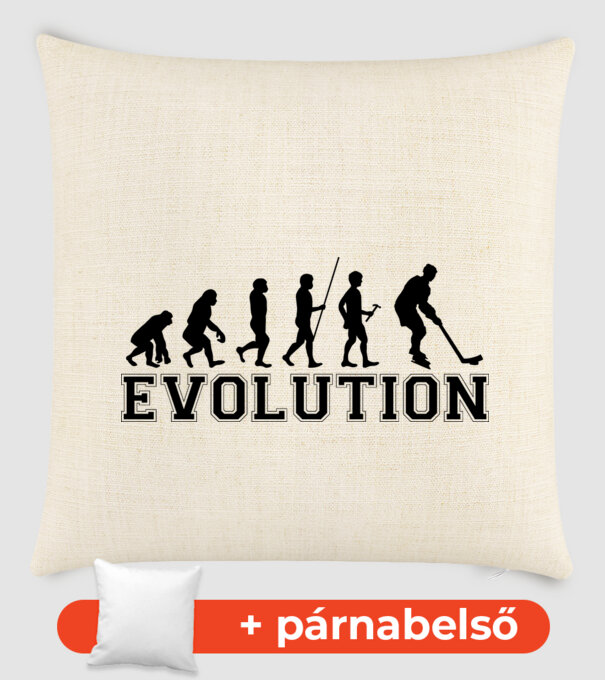 evolution jégkorongozó, evolúció minta homokszín pólón