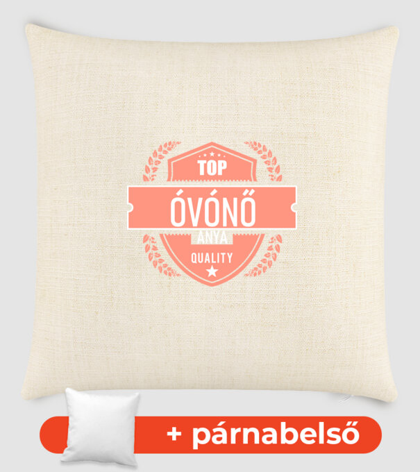 TOP QUALITY ÓVÓNŐ ANYUKA minta homokszín pólón