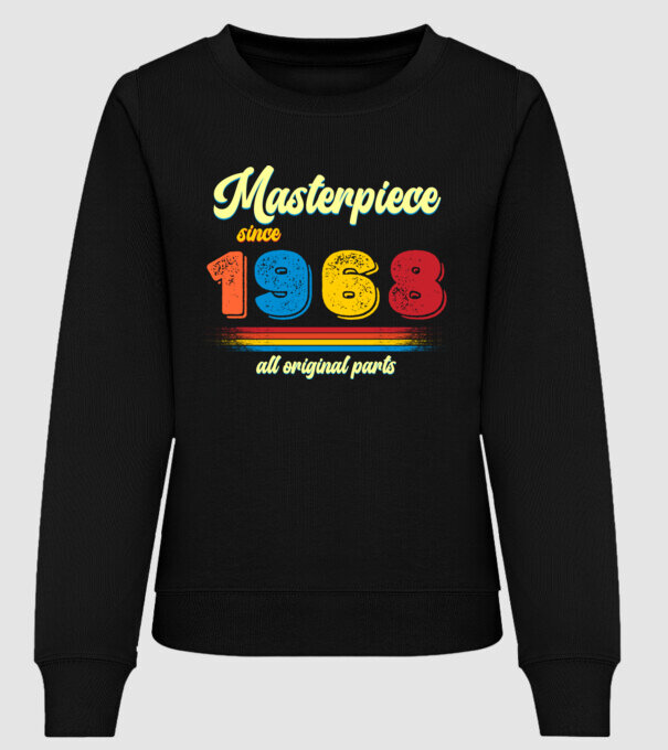 masterpiece all original parts since 1968, mesterdarab, etalon minta fekete pólón