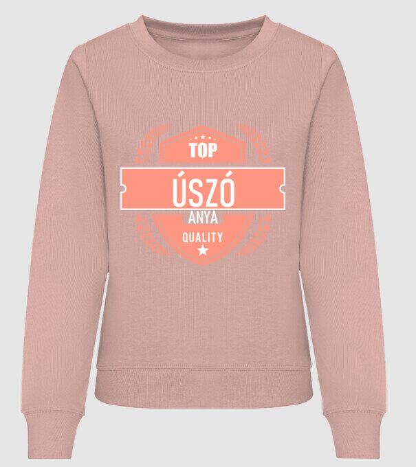 TOP QUALITY ÚSZÓ ANYUKA minta dusty pink pólón