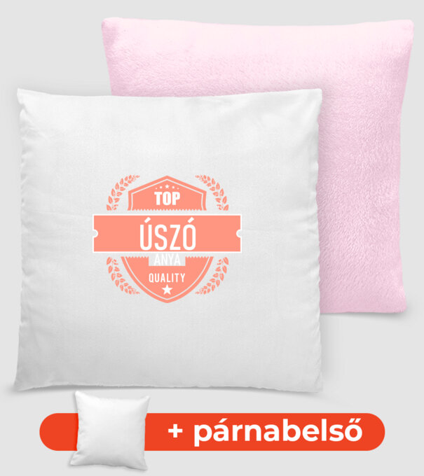 TOP QUALITY ÚSZÓ ANYUKA minta világos rózsaszín pólón