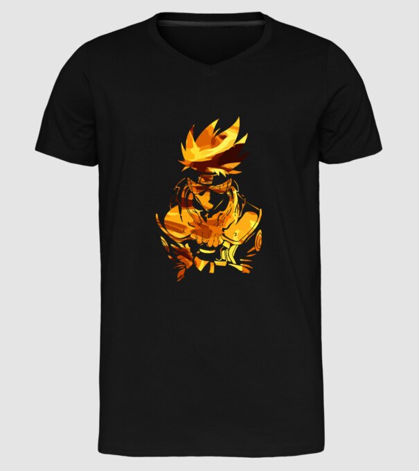 Fire_Kakashi03 minta fekete pólón