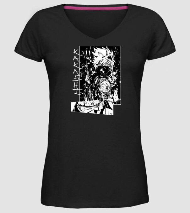 Kakashi minta fekete pólón