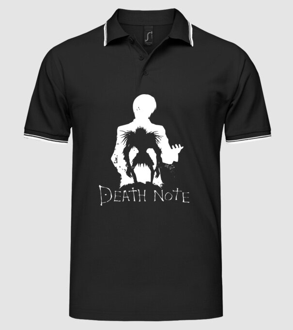 death_note minta fekete pólón