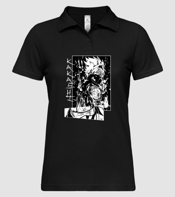 Kakashi minta fekete pólón