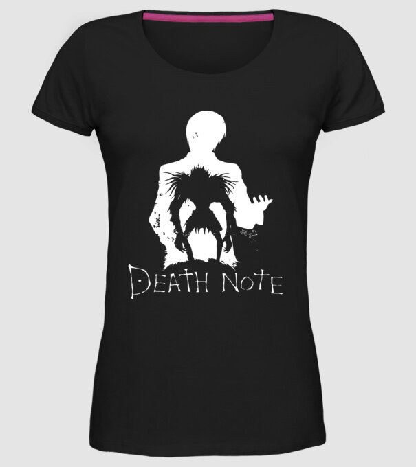 death_note minta fekete pólón