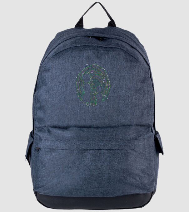 Rick and Morty minta farmerkék pólón