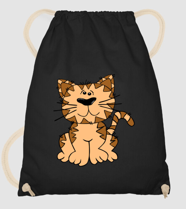 cat minta fekete pólón