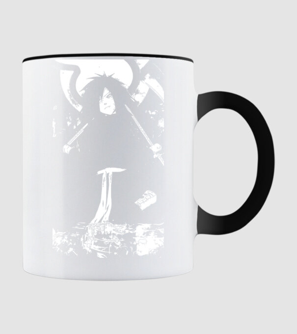 Uchiha Madara minta fekete pólón