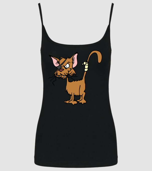 cat minta fekete pólón