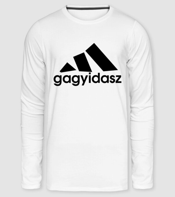 Gagyidasz minta fehér pólón