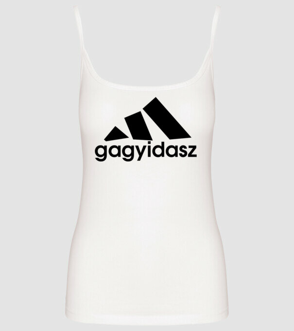 Gagyidasz minta fehér pólón