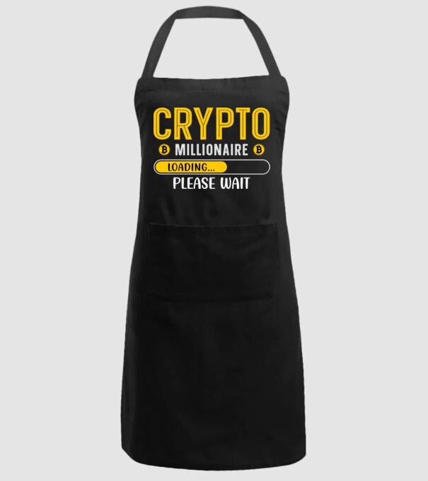 crypto millionaire minta fekete pólón
