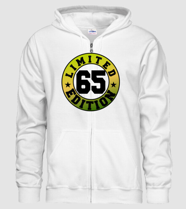Limited edition 65 minta fehér pólón