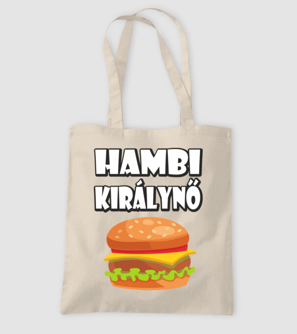 Hambi királynő minta homokszín pólón