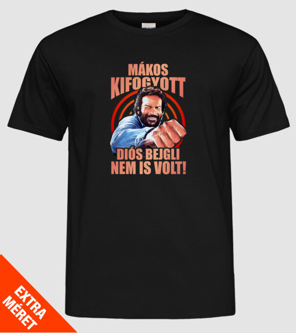 Karácsonyi bud spencer minta fekete pólón