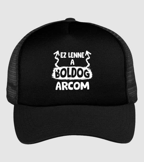 Ez lenen a boldog arcom minta fekete pólón