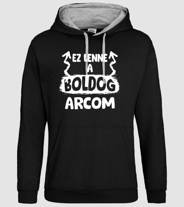 Ez lenen a boldog arcom minta fekete pólón