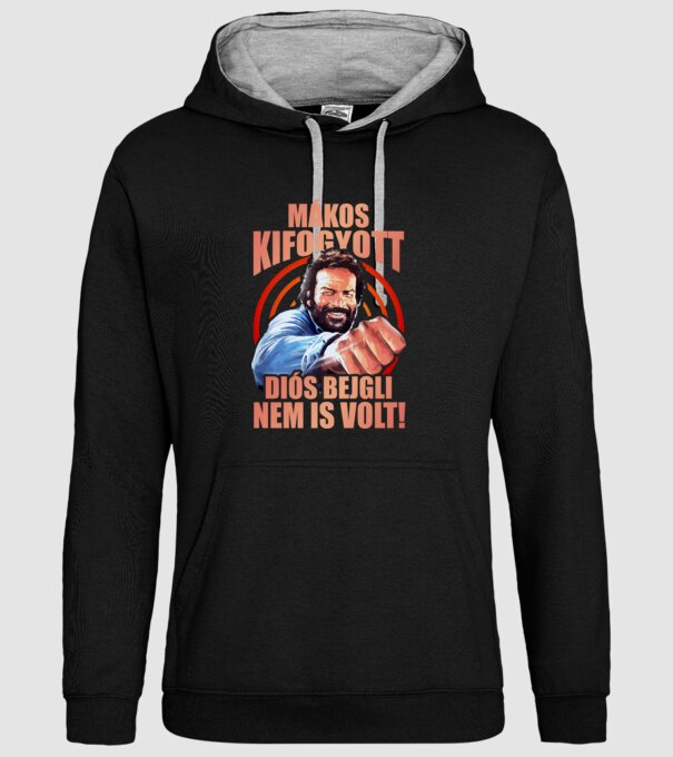 Karácsonyi bud spencer minta fekete pólón