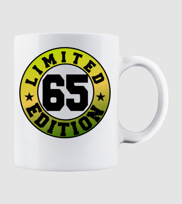 Limited edition 65 minta fehér pólón