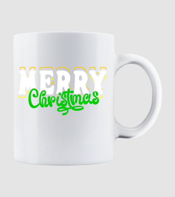 Merry Christmas minta fehér pólón