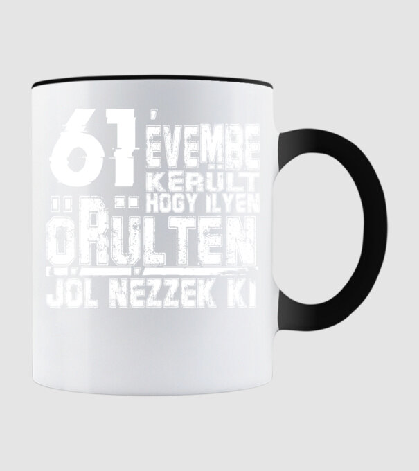 évembe került hogy ilyen őrülten-61 minta fekete pólón