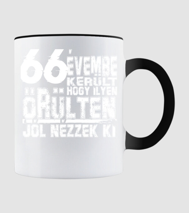 évembe került hogy ilyen őrülten-66 minta fekete pólón