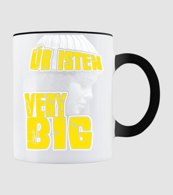 Úr isten very big  minta fekete pólón