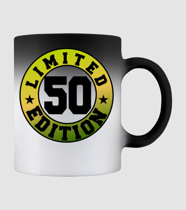 Limited edition 50 minta fekete pólón