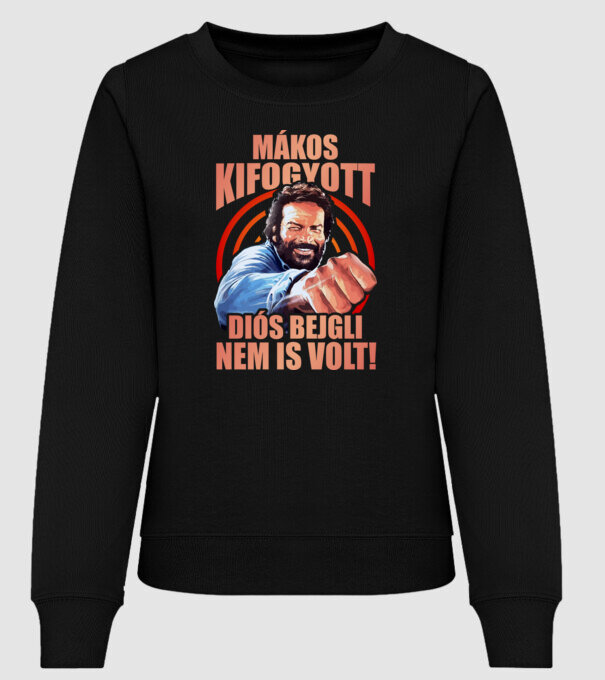 Karácsonyi bud spencer minta fekete pólón