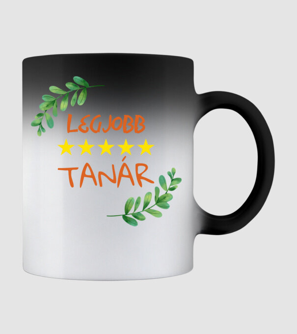 LEGJOBB tanár - női minta fekete pólón