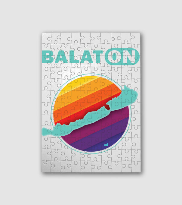 Balaton - Balat - ON minta fehér pólón