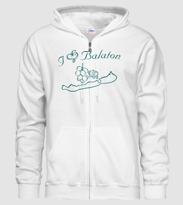 Ilove-Balaton (szinezhető) minta fehér pólón