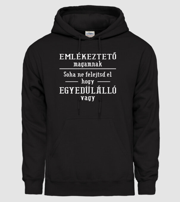 Emlékeztető magamnak (színezhető) minta fekete pólón