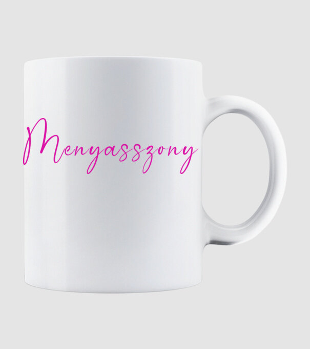 Menyasszony minta fehér pólón
