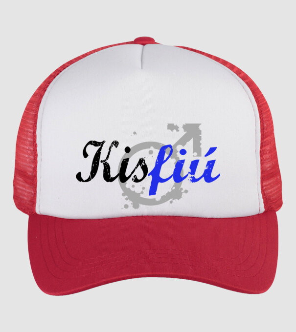 kisfiú minta fehér/piros pólón