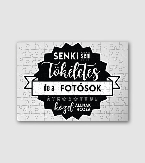 Senki sem tökéletes, de a fotósok átkozottul közel állnak hozzá minta fehér pólón