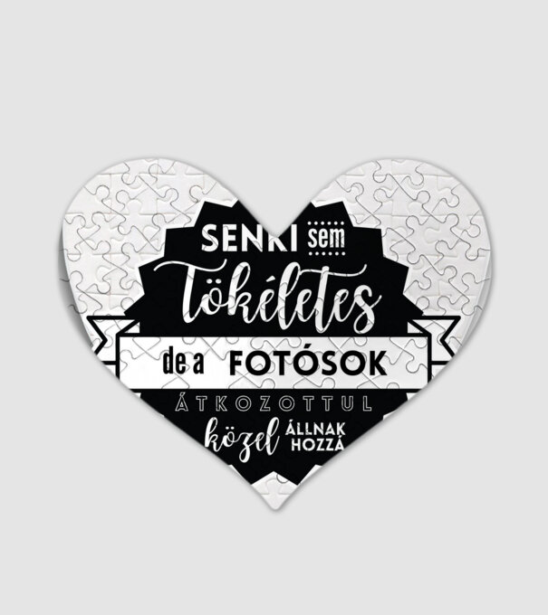 Senki sem tökéletes, de a fotósok átkozottul közel állnak hozzá minta fehér pólón